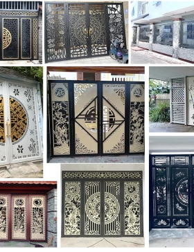 Cắt CNC-Laser (Hoa Văn-Bản Mã Đục Lỗ)