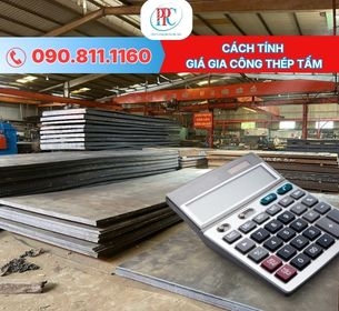 Cách tính giá gia công thép tấm theo kg, mét, nhát chấn