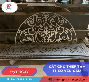 Cắt CNC thép tấm theo yêu cầu tại Hồ Chí Minh