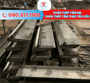 Chấn thép tấm tại HCM - Chấn thép tấm 6m và kích thước theo yêu cầu