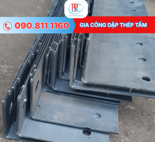 Gia công dập thép tấm (bao gồm dập nổi, dập chìm, dập cắt, và chấn)
