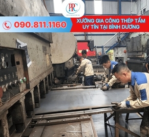 Gia công thép tấm Bình Dương theo bản vẽ – cắt, chấn, CNC laser