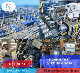 Ngành thép Việt Nam 2026 - Tăng trưởng nhờ nhu cầu nội địa