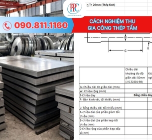 Tất tần tật về nghiệm thu gia công thép tấm | Phương Phú Châu 