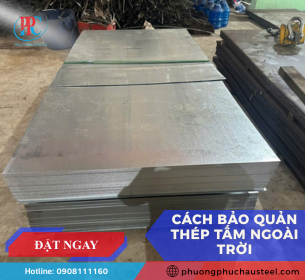 Cách Bảo Quản Thép Tấm Ngoài Trời