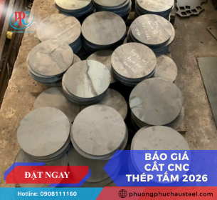 Báo Giá Cắt CNC Thép Tấm Mới Nhất 2026 – Gia Công Nhanh, Chính Xác