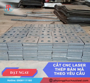 Dịch Vụ Cắt CNC Bản Mã Thép Theo Yêu Cầu HCM