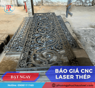 Báo Giá CNC Laser Thép Tấm Theo Bản Vẽ Chuẩn Xưởng Tại TP.HCM
