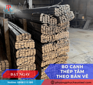 Xưởng Gia Công Bo Cạnh Thép Tấm Theo Bản Vẽ Tại TP.HCM