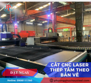 Dịch Vụ Cắt CNC Laser Thép Tấm Theo Bản Vẽ TP.HCM