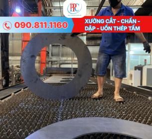 Xưởng cắt, uốn, dập, chấn thép tấm giá tận xưởng