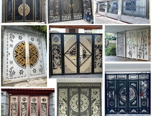 Cắt CNC-Laser (Hoa Văn-Bản Mã Đục Lỗ)