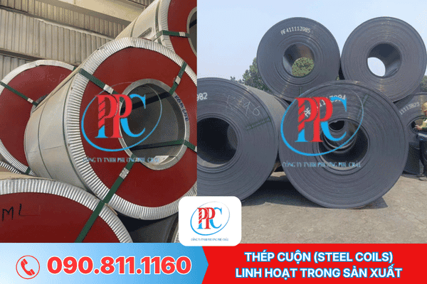 Đặc điểm của thép cuộn và thép tấm