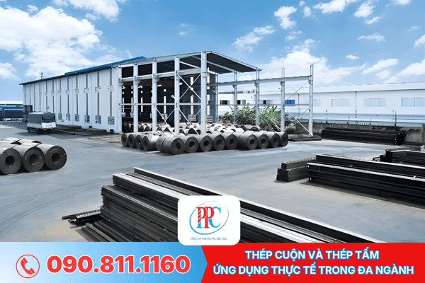 Đặc điểm của thép cuộn và thép tấm