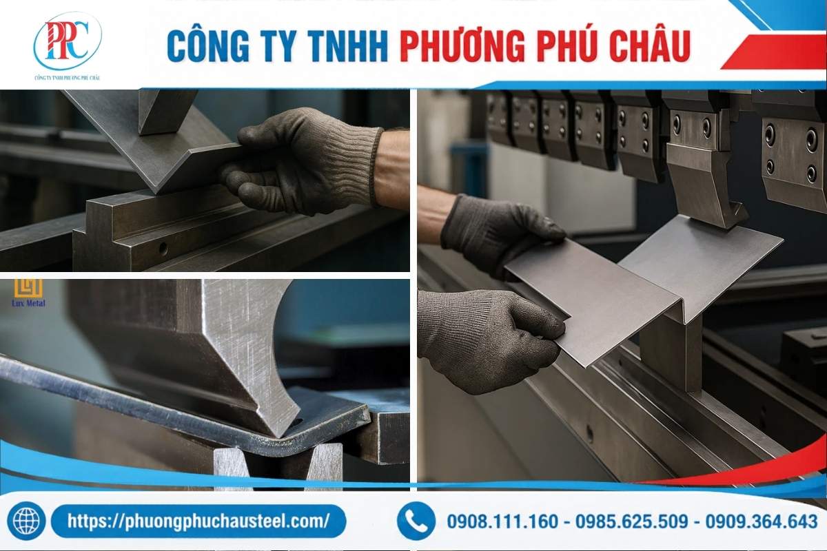 Quy trình gia công chấn dập thép tấm theo bản vẽ