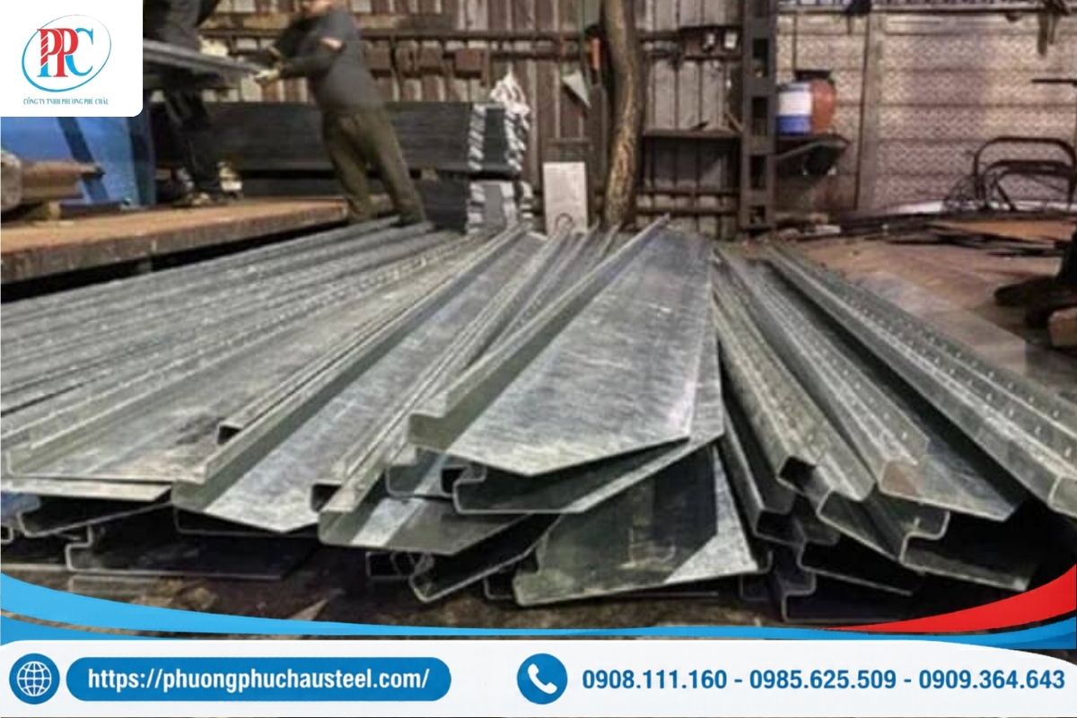Sản phẩm thép tấm sau khi chấn theo yêu cầu