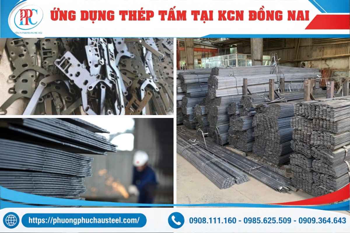 Ứng dụng thép tấm gia công tại Đồng Nai theo yêu cầu