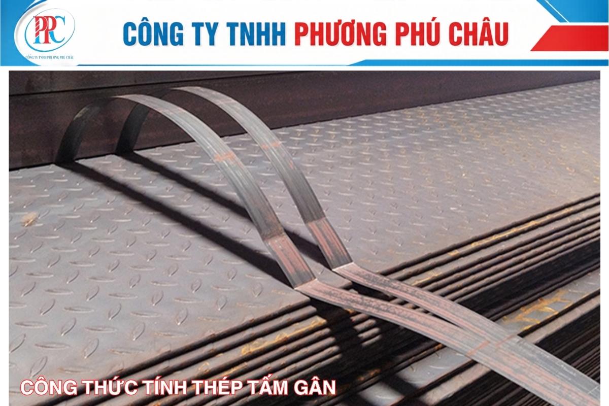 Công thức tính thép tấm gân