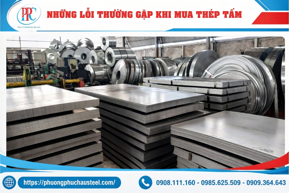Kiểm tra quy cách trước khi mua thép tấm