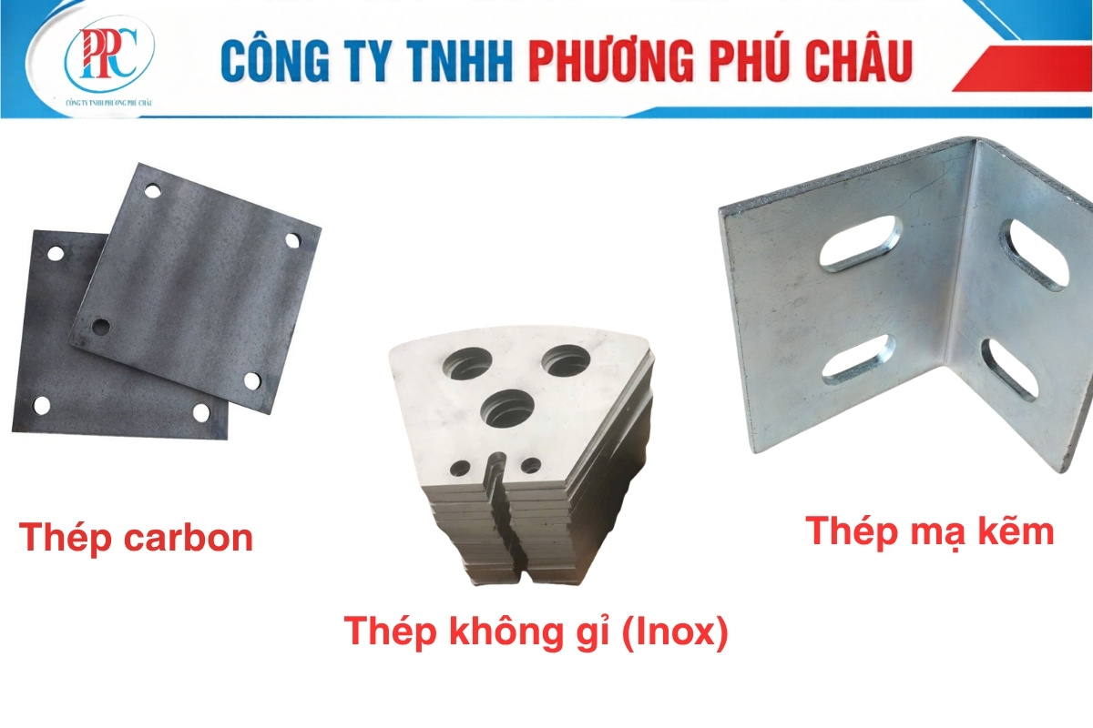 Các loại vật liệu thép bản mã