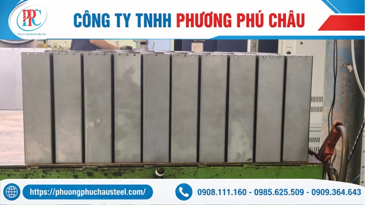 Quy trình gia công nắp che máy bằng thép tấm