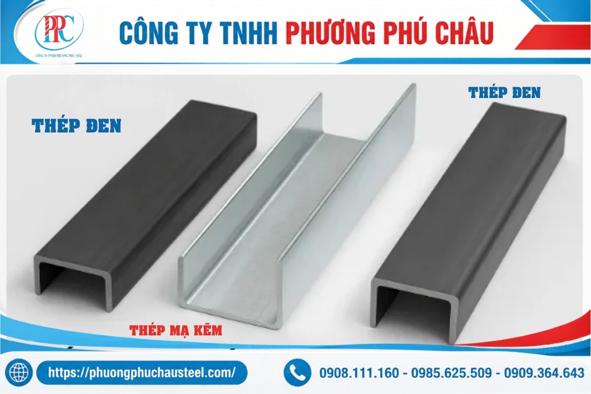 Ứng dụng thép đen và thép mạ kẽm 