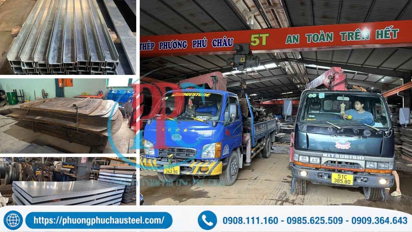 Phạm vi giao hàng gia công thép tấm khu vực Long Thành và lân cận