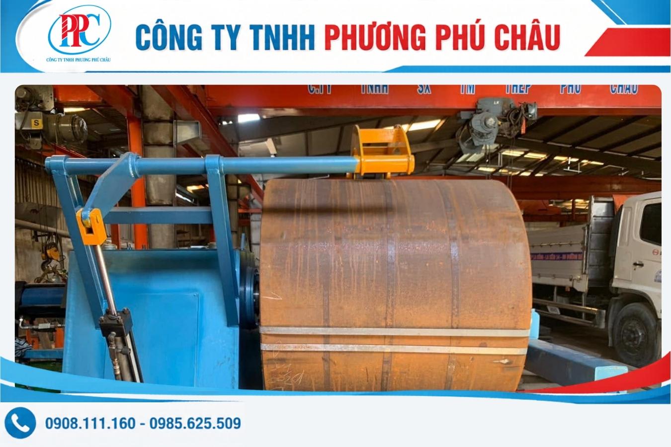 Gia công thép tấm cán nóng theo bản vẽ tại Phương Phú Châu