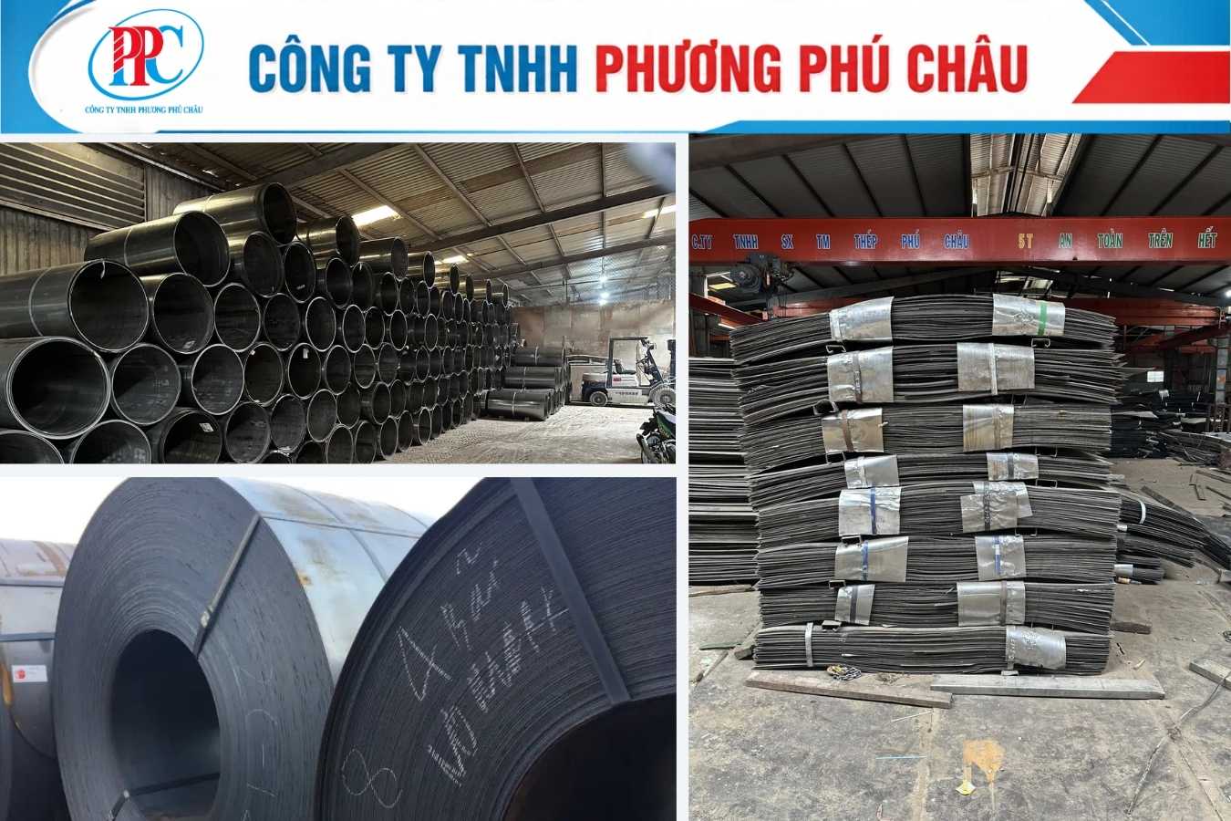 Phôi dư thép tấm sau khi cắt được phân loại lưu kho theo độ dày