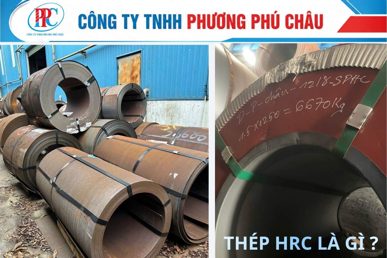 Thép HRC là thép cuộn cán nóng dạng cuộn lớn trong kho thép