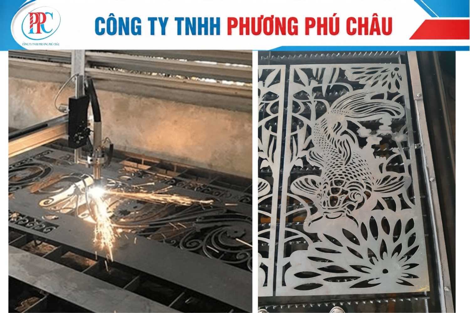 Cắt CNC laser thép tấm chi tiết nhiều lỗ