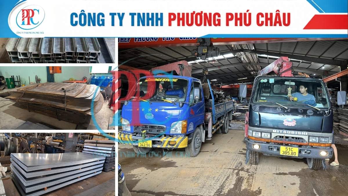 Vị trí xưởng gia công thép tấm tại xã Mỹ Yên, Bến Lức cũ