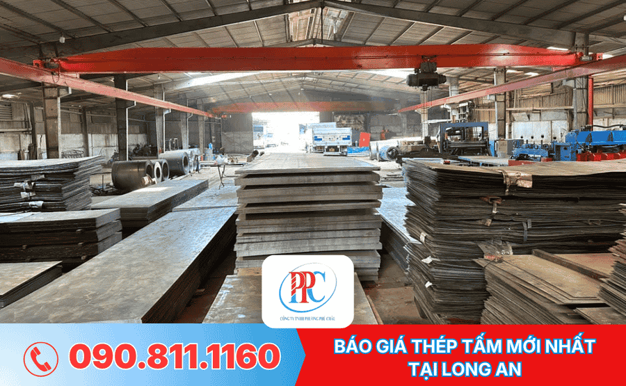 Báo giá thép tấm tại Long An 