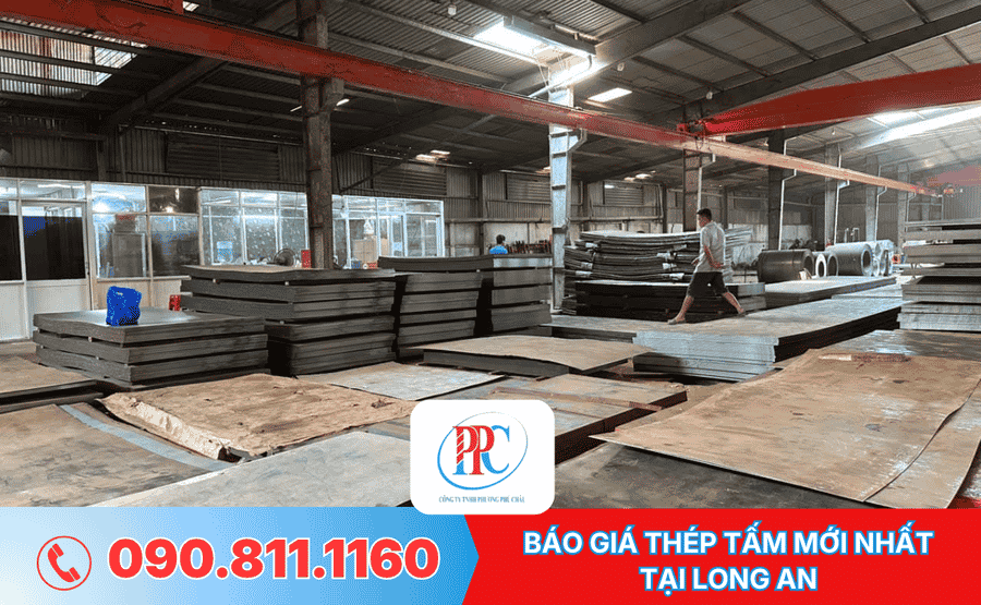 Báo giá thép tấm tại Long An 