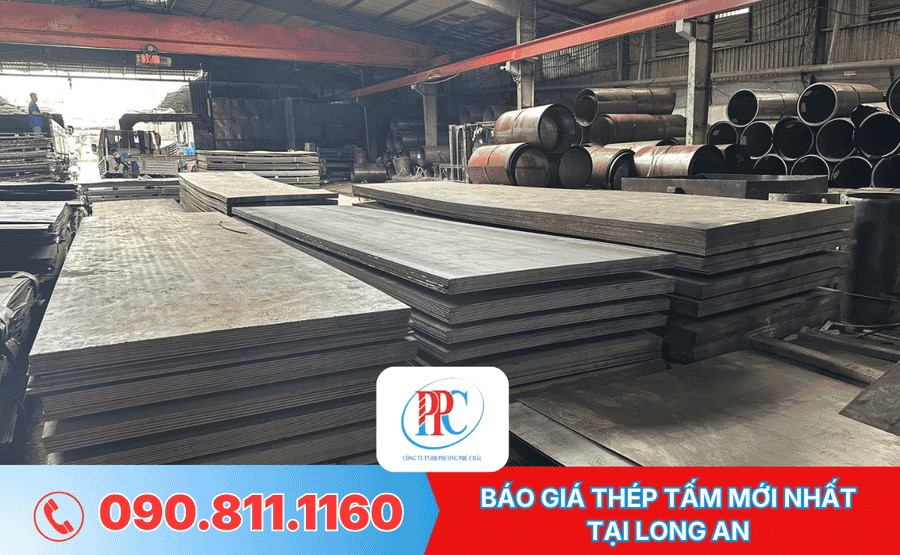Báo giá thép tấm tại Long An 