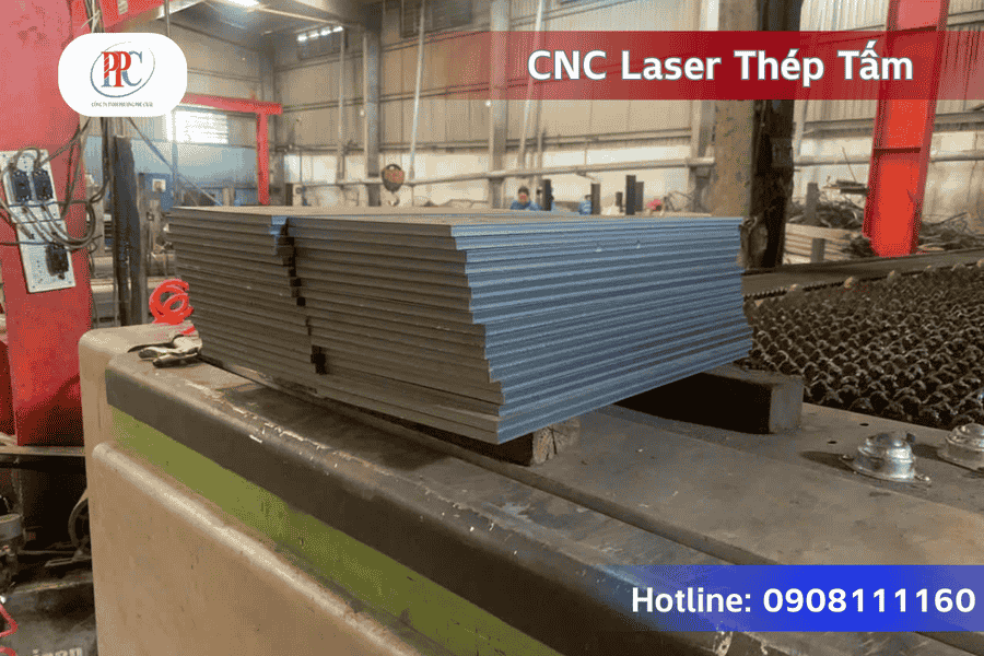 Cắt CNC thép tấm theo yêu cầu