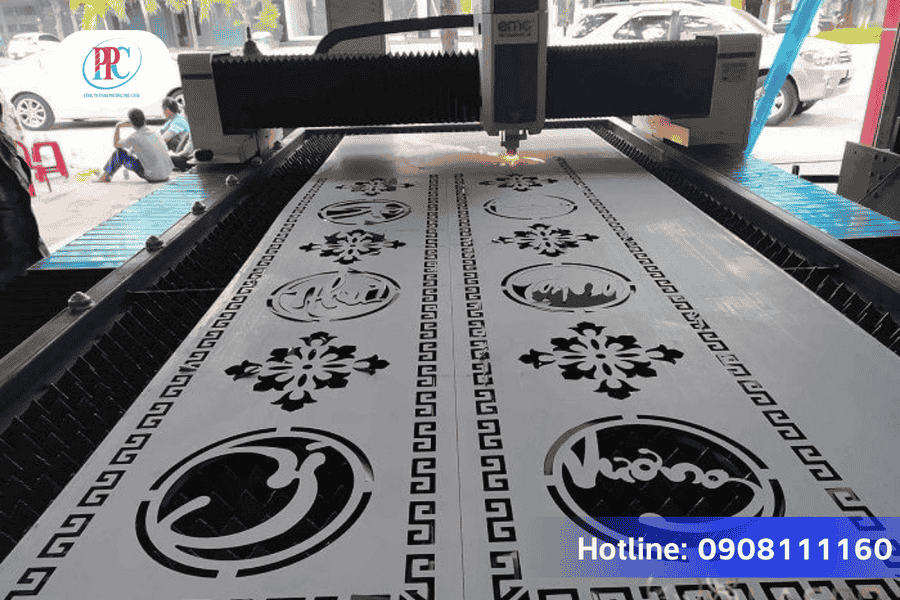 Cắt CNC thép tấm theo yêu cầu