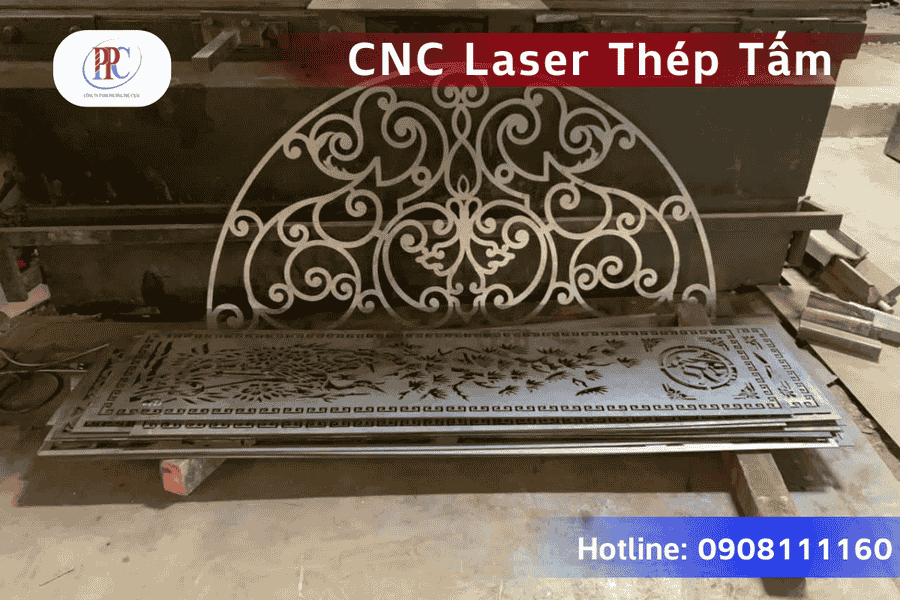 Cắt CNC thép tấm theo yêu cầu