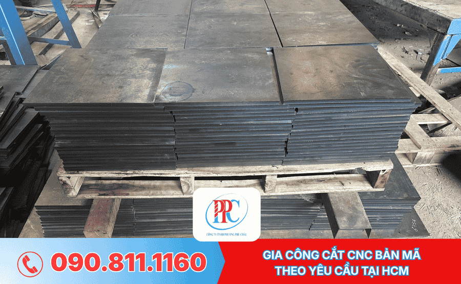 Cắt CNC Bản Mã Theo Yêu Cầu 