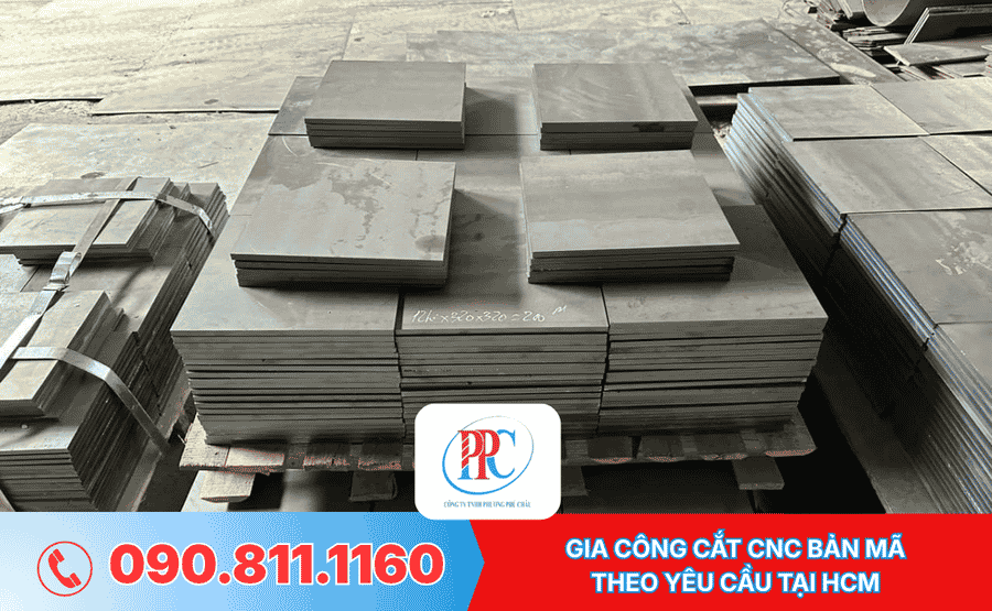 Cắt CNC Bản Mã Theo Yêu Cầu 