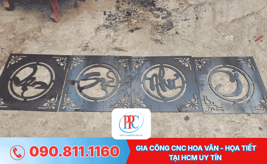 Gia công CNC hoa văn