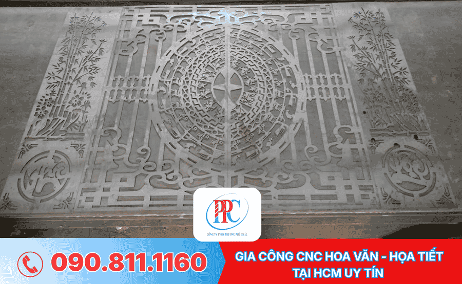 Gia công CNC hoa văn