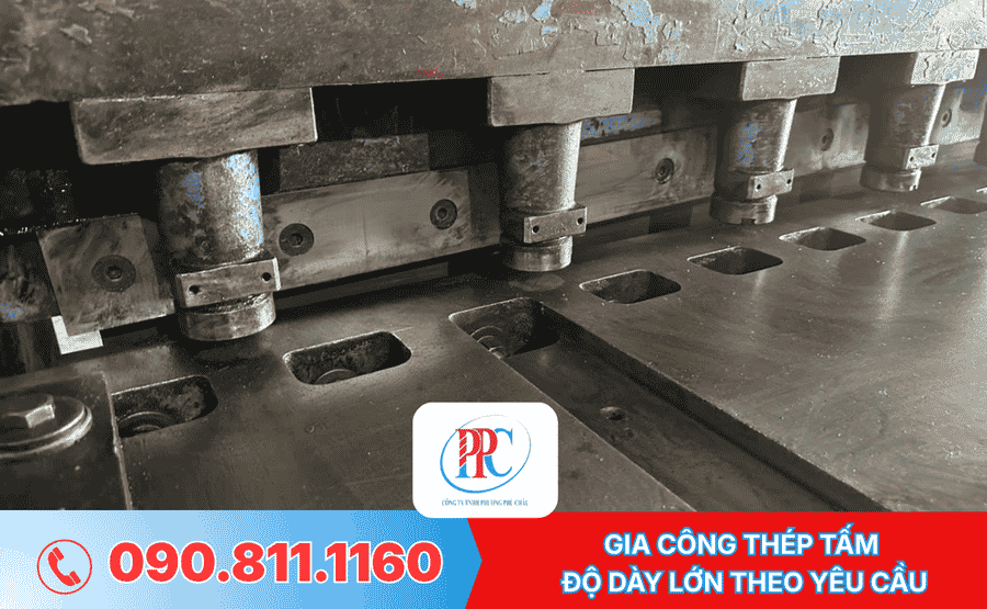 GIA CÔNG THÉP TẤM  ĐỘ DÀY LỚN THEO YÊU CẦU