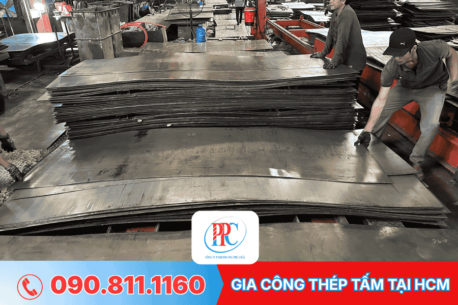 GIA CÔNG THÉP TẤM TẠI HCM