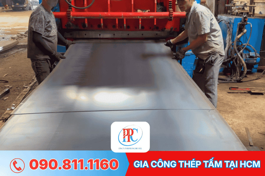 GIA CÔNG THÉP TẤM TẠI HCM