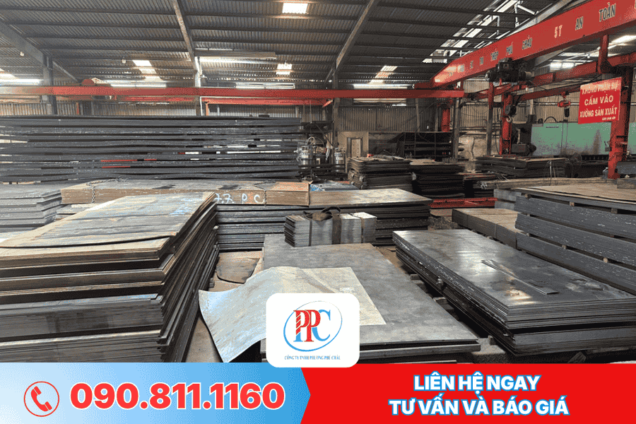 gia công thép tấm tại long an
