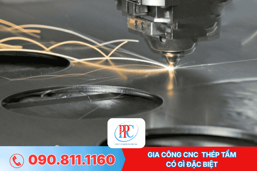 Gia công CNC thép tấm