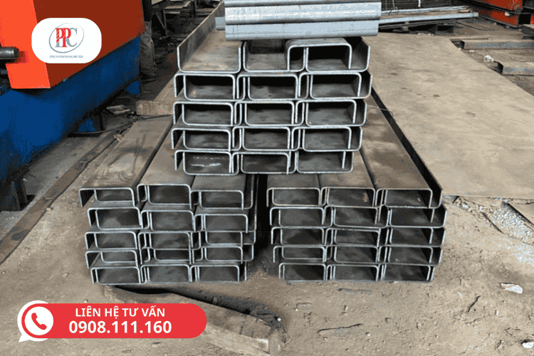 Gia công chấn thép hình U