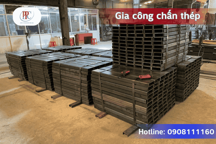 Gia công chấn thép tấm