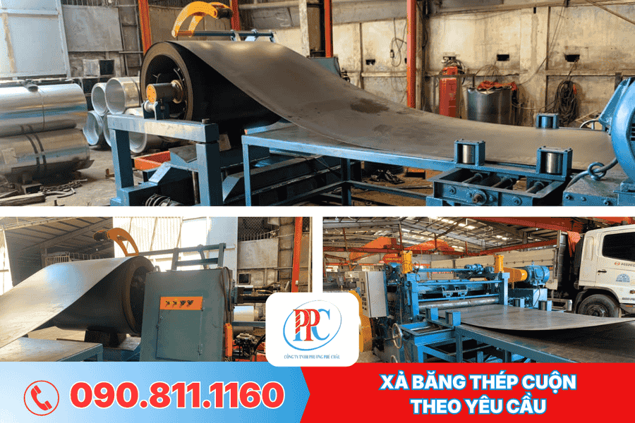 xả băng thép cuộn